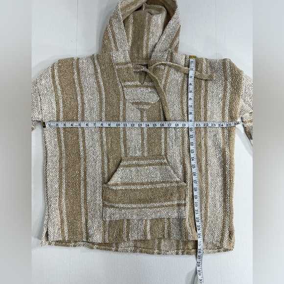 Artesanias Mickey baja plaid hippie hoodie size XL - Picture 6 of 8